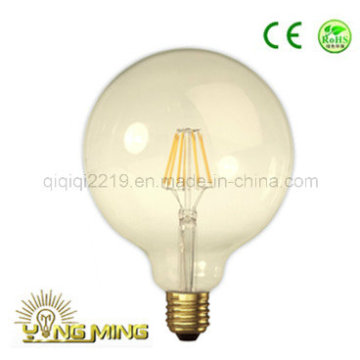 Ampoule de filament de G125 LED colorée par or 5W